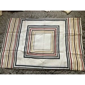 Vera Neumann Vintage Burlington standard pillowcase geometric “equation” Pattern